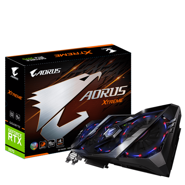 

Видеокарта Gigabyte GeForce RTX2070 8GB GDDR6 Aorus XTREME (GV-N2070AORUS_X-8GC)