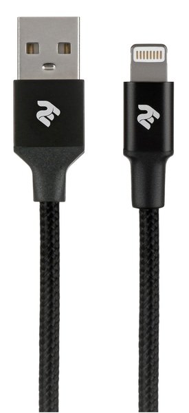 

Кабель 2E USB 2.0 to Lightning Cable Alumium Shell Cable, 1m