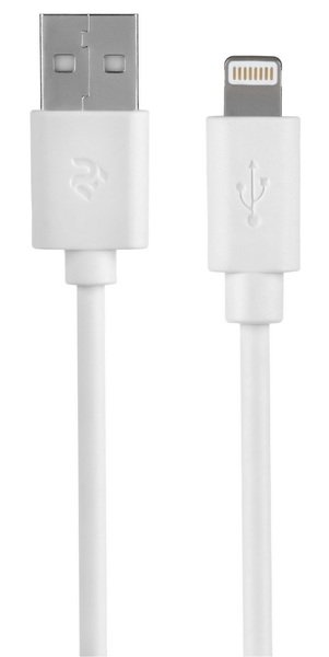 

Кабель 2E USB 2.0 to Lightning Cable Single Molding Type White,1m