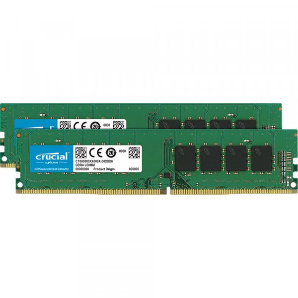 

Память для ПК MICRON Crucial DDR4 2666 8GB (4GBx2) KIT Retail (CT2K4G4DFS8266)