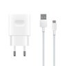Мережевий зарядний пристрій Huawei AP32 QuickCharger+microUSB Cable White фото