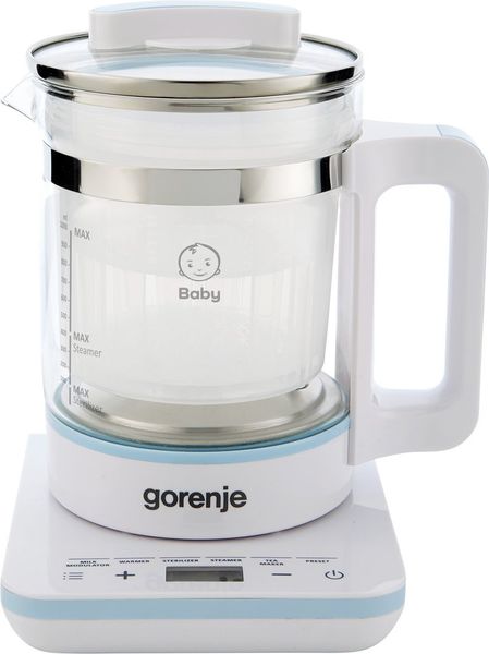 

Прибор для подогрева и стерилизации Gorenje (5-в-1 800, Вт 1 л, автоотключатель, термостат, электронное управление) (K10