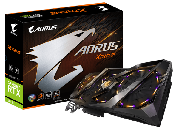 

Видеокарта GIGABYTE GeForce RTX2080 8GB GDDR6 Aorus Xtreme (GV-N2080AORUS_X-8GC)