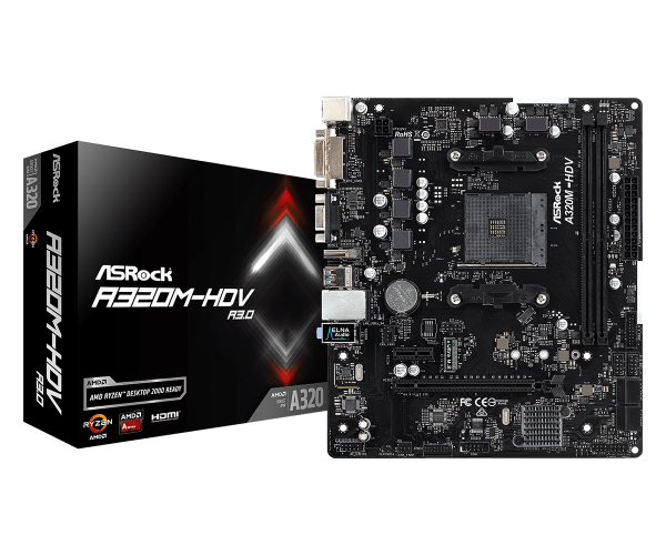 

Материнская плата ASRock A320M-HDV R3.0