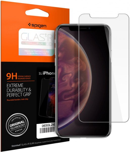 

Стекло Spigen для iPhone XS Max Glass "Glas.tR SLIM HD"