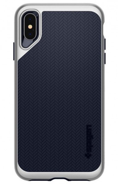 

Чехол Spigen для iPhone XS Max Neo Hybrid Satin Silver