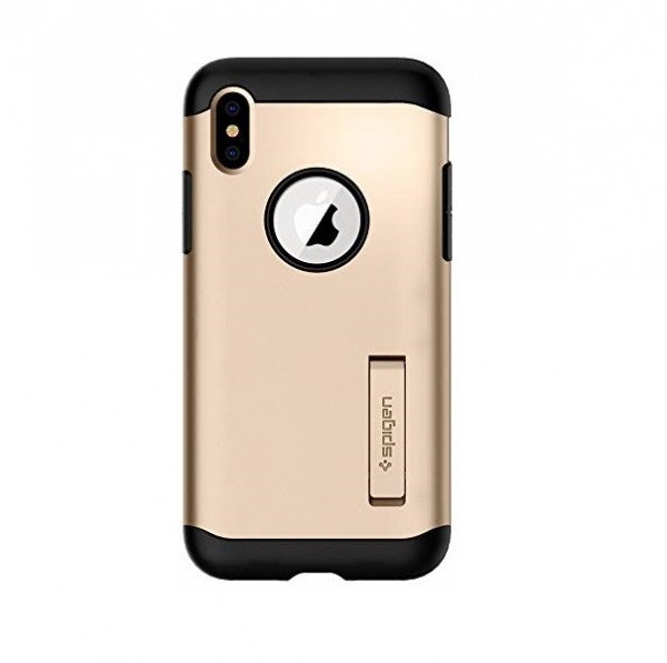 

Чехол Spigen для iPhone XS Max Slim Armor Champagne Gold