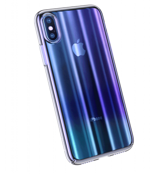 

Чехол Baseus для iPhone X/Xs Aurora Transparent Blue