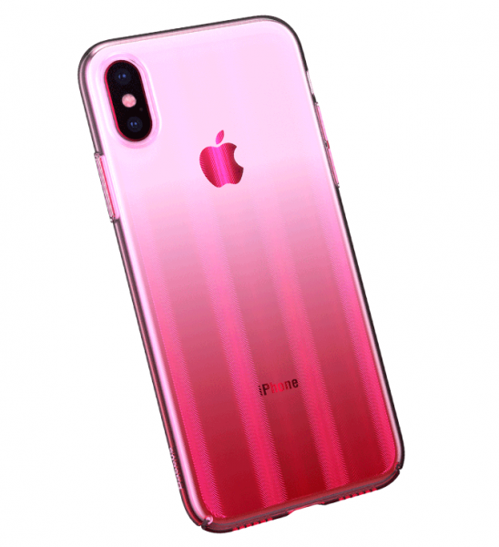 

Чехол Baseus для iPhone X/Xs Aurora Transparent Pink