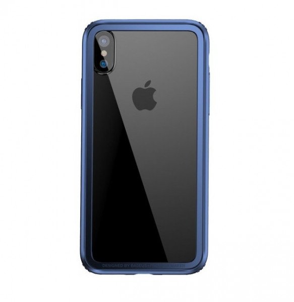 

Чехол Baseus для iPhone X/Xs Hard And Soft Border Dark Blue