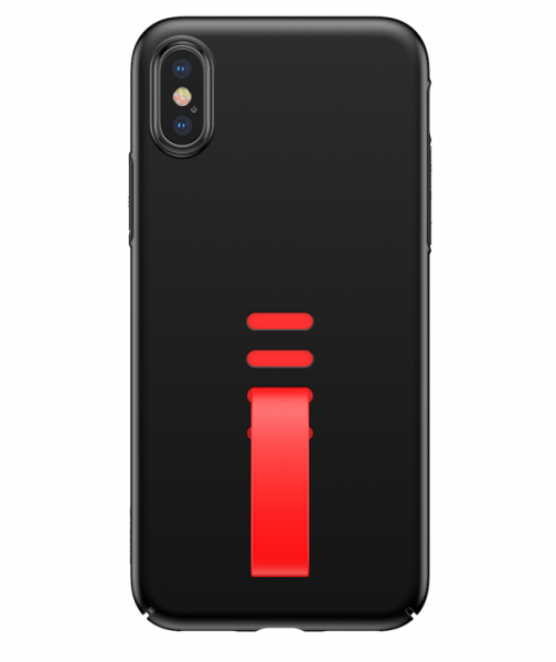 

Чехол Baseus для iPhone X/Xs Little Tail Black+Red