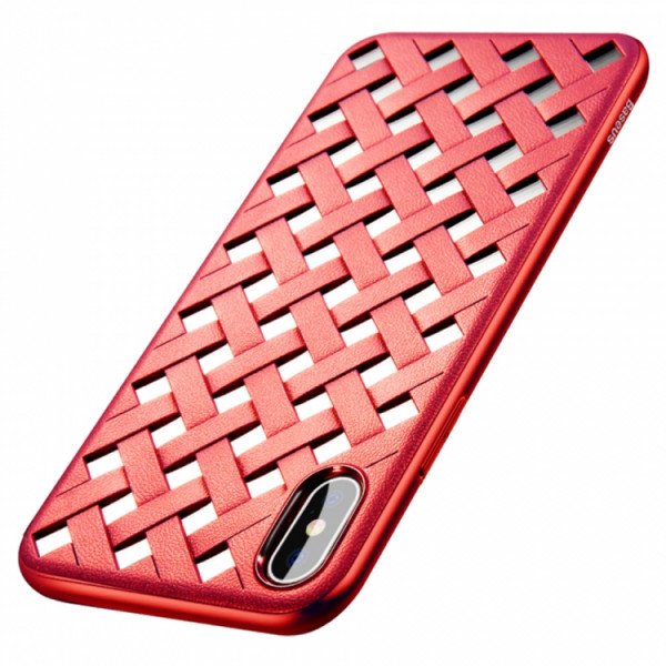 

Чехол Baseus для iPhone X/Xs paper-cut Red