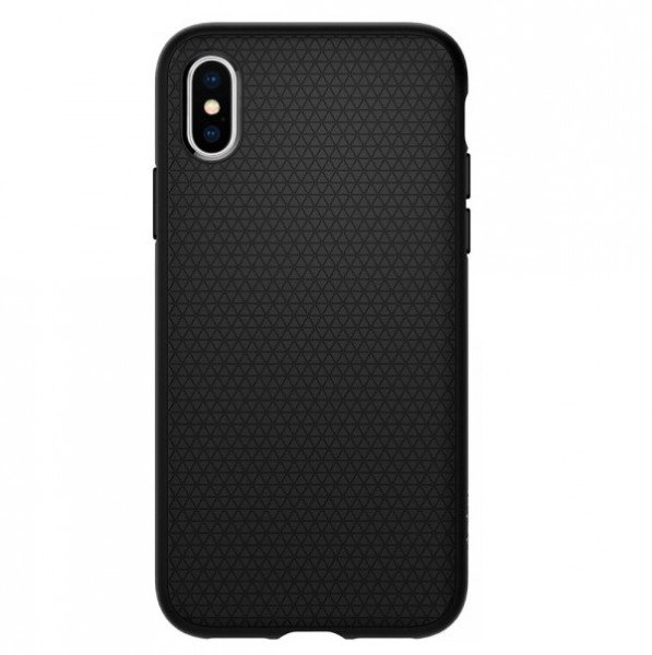 

Чехол Spigen для iPhone XS Liquid Air Matte Black