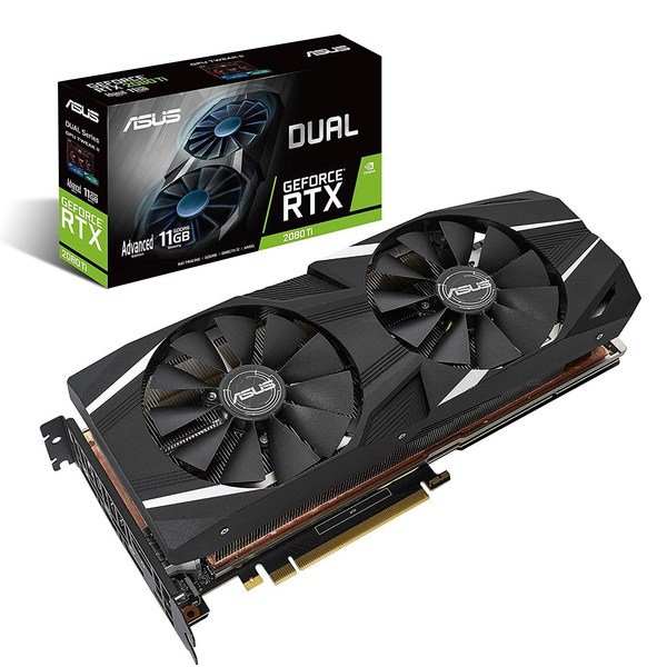 

Видеокарта ASUS GeForce RTX2080 Ti 11GB GDDR6 Advanced edition (DUAL-RTX2080TI-A11G)