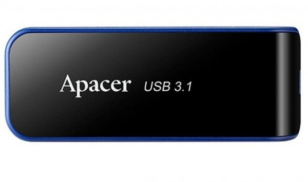 Акція на Накопитель USB 3.0 APACER AH356 64GB Black (AP64GAH356B-1) від MOYO