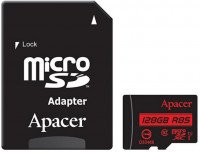 Карта пам'яті Apacer microSDXC 128GB UHS-I U1 R85MB/s + SD-адаптер
