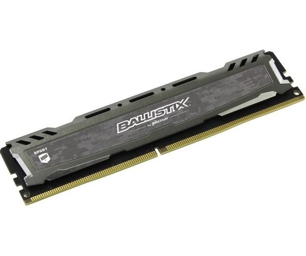 

Память для ПК Micron Crucial Ballistix Sport DDR4 2400 8GB (BLS8G4D26BFSBK)