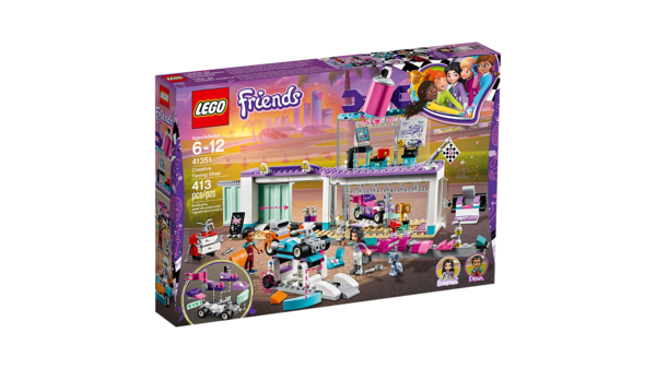 

Конструктор LEGO Friends Мастерская по тюнингу автомобилей (41351 L)