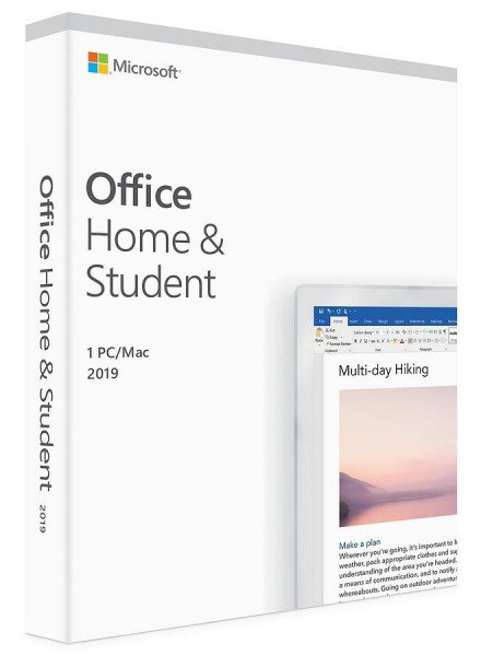 

ПО Microsoft Office Home and Student 2019 English Medialess (79G-05061)