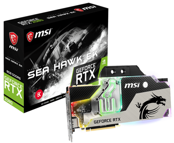 

Видеокарта MSI GeForce RTX2080 8GB GDDR6 HAWK EK X (RTX_2080_SEA_HAWK_EK_X)
