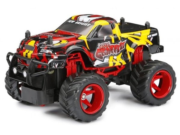 

Машинка на р/у New Bright 1:24 GRAFFITI TRUCK Yellow (2408F)