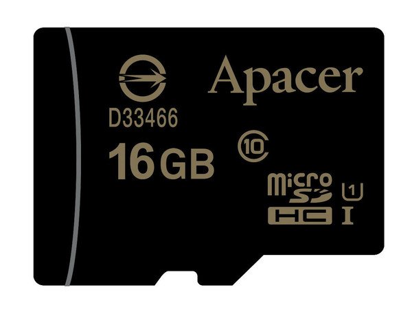 

Карта памяти Apacer microSDHC 16GB Class 10 UHS-I