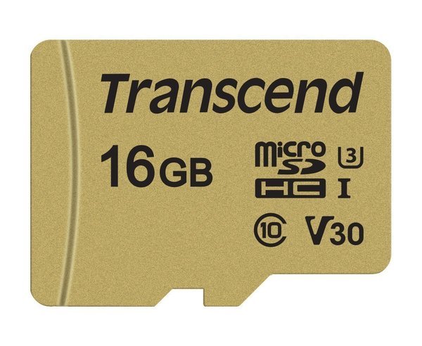 

Карта памяти Transcend microSDHC 16GB Class 10 UHS-I U3 R95/W60MB/s + SD адаптер