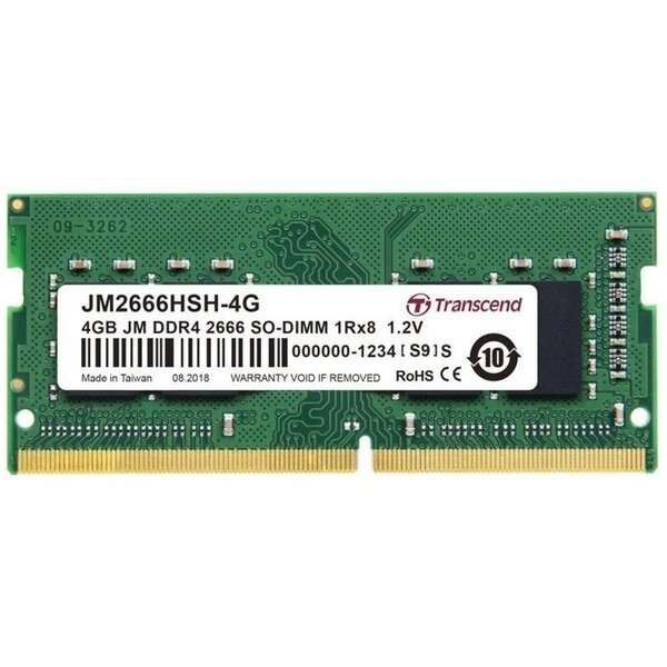 Акція на Память для ноутбука Transcend DDR4 2666 4GB BULK (JM2666HSH-4G) від MOYO