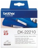  Картридж Brother для спеціалізованого принтера QL-1060N/QL-570, 29mm x 30.48M (DK22210) 
