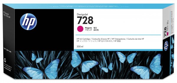 

Картридж струйный HP No.728 DJ T730/T830 Magenta 300 ml (F9K16A)