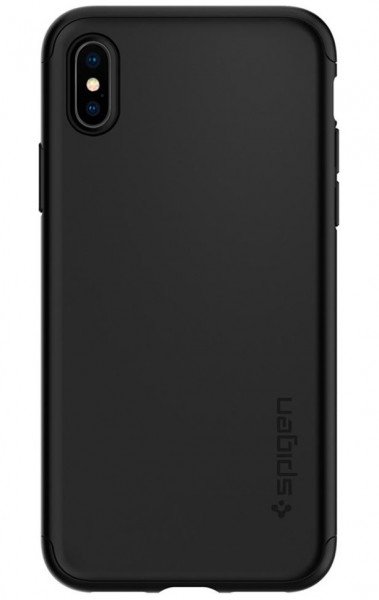 

Чехол + стекло Spigen для iPhone XS Max Thin Fit 360 Black