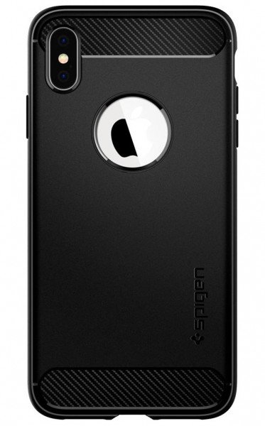 

Чехол Spigen для iPhone XS Max Rugged Armor Matte Black