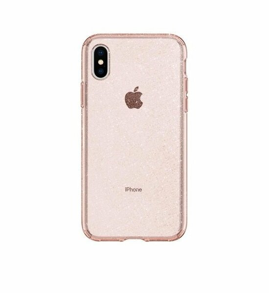

Чехол Spigen для iPhone XS/X Liquid Crystal Glitter Rose Quartz