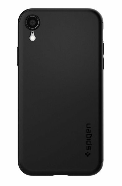 

Чехол + стекло Spigen для iPhone XR Thin Fit 360 Black