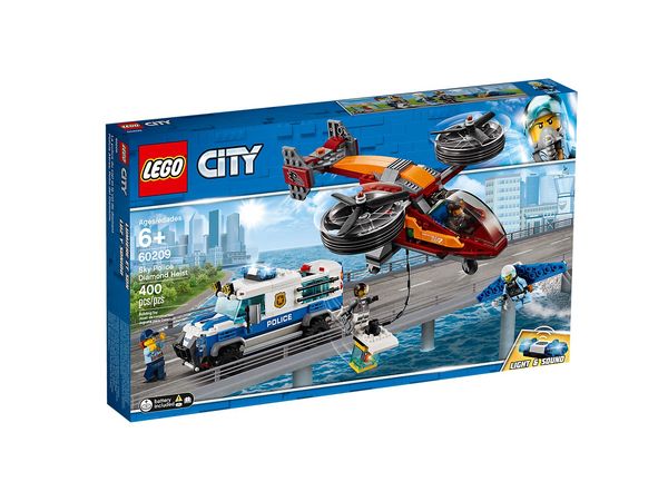 

Конструктор LEGO City Воздушная полиция: похищение бриллианта (60209)