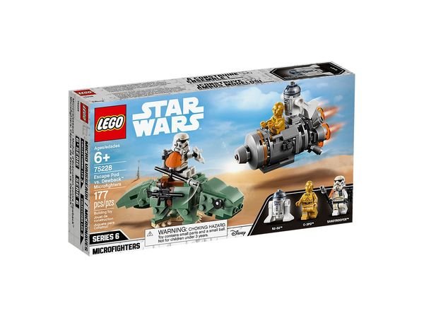 

Конструктор LEGO Star Wars ТМ Escape Pod vs. Dewback ™ Microfighters (Микроистребитель: спасательная капсула против росо