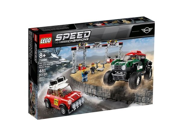 

Конструктор LEGO Creator Автомобили 1967 Mini Cooper S Rally и 2018 MINI John Cooper Works Buggy (75894)