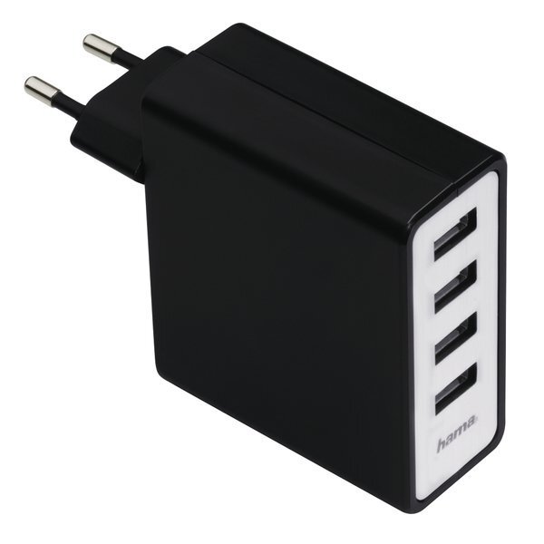 

Сетевое зарядное устройство Hama Auto-Detect 4-Port 5A Black