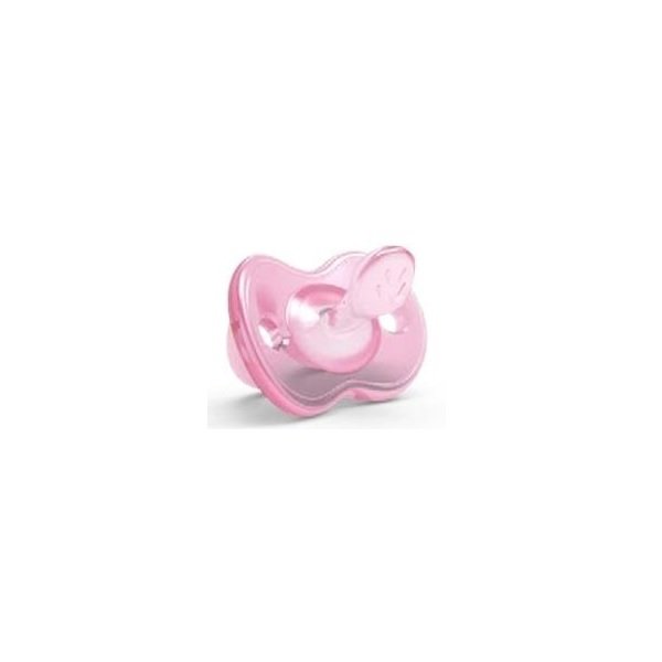 

Пустышка ортодонтическая Nuvita Orthosoft Light 0м+ розовая (NV7051Pink)