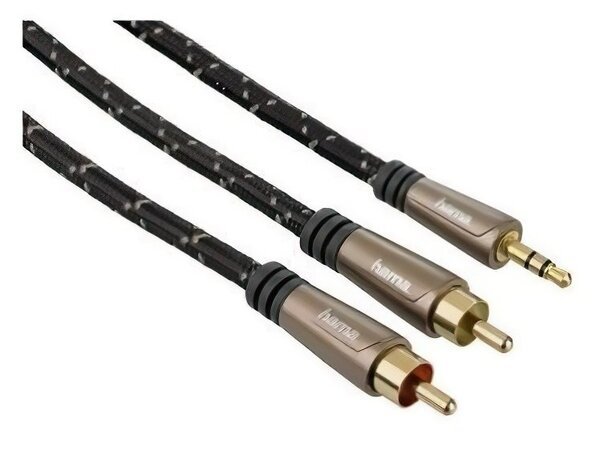 

Кабель RCA HAMA 2RCA-3.5 мм позолоченные контакты 1.5м