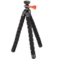 Штатив Hama Flex 2x1 для фотокамер та GoPro, 26 см, чорний (00004314)