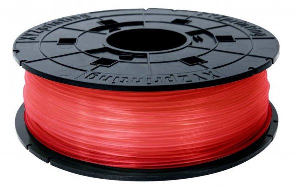 

Катушка с нитью XYZprinting 1.75мм/0.6кг PLA Filament Прозрачный Красный