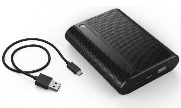 

Портативный аккумулятор HAMA X10 10400mAh Black