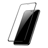 Стекло Baseus для iPhone XR 0.3mm Full Cover curved Black