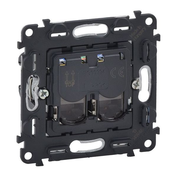 

Розетка информационная Valena IN'MATIC Legrand 2ХRJ45 кат. 6 UTP