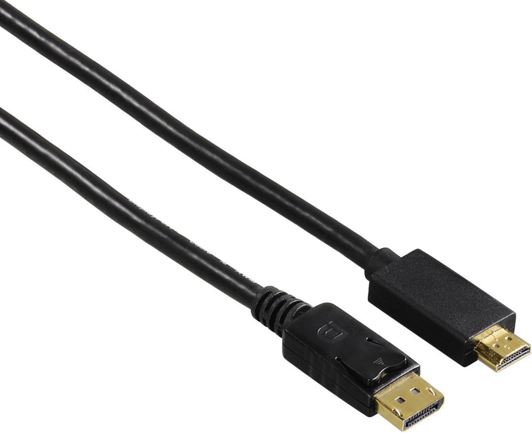 Акція на Кабель-адаптер DisplayPort НАМА HDMI, Premium, Ultra HD, длина 1.8 м від MOYO