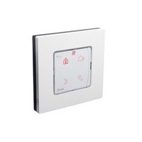 Програмований сенсорний терморегулятор Danfoss Icon Programm 230V, On-wall, білий (088U1025)