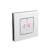 Програмований сенсорний терморегулятор Danfoss Icon Display 230V, On-wall, білий (088U1015)