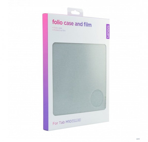 

Защитный набор для планшета Tab M10 FHD Folio Case White + защитная плёнка