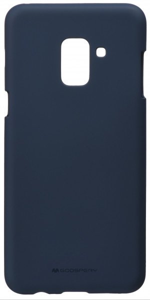 

Чехол Goospery для Galaxy A8 2018 (A530) SF Jelly Mintdnight Blue